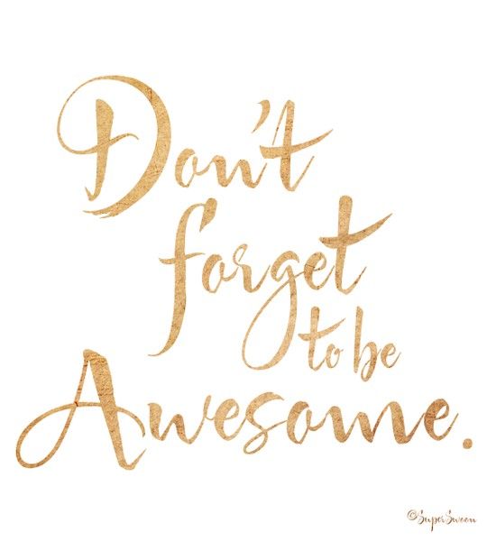 Be Awesome #BFAT 