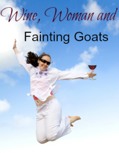 Wine woman and goats