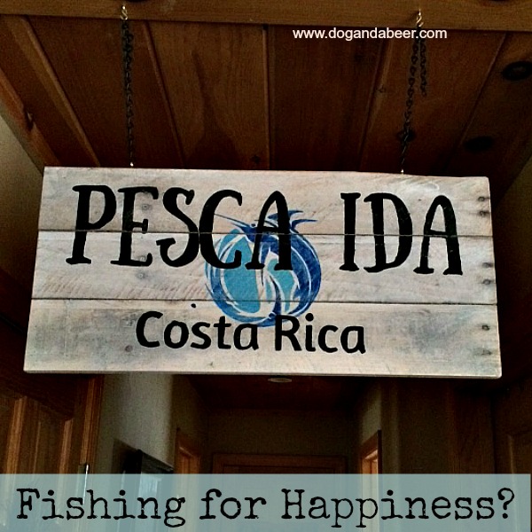 Pesca Ida Happiness Costa Rica Painted on reclaimed boards by Stephanie DelTorchio at www.dogandabeer.com
